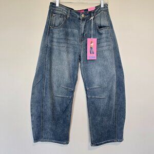 Telepatia Barrel Jeans 29 Blue NWT